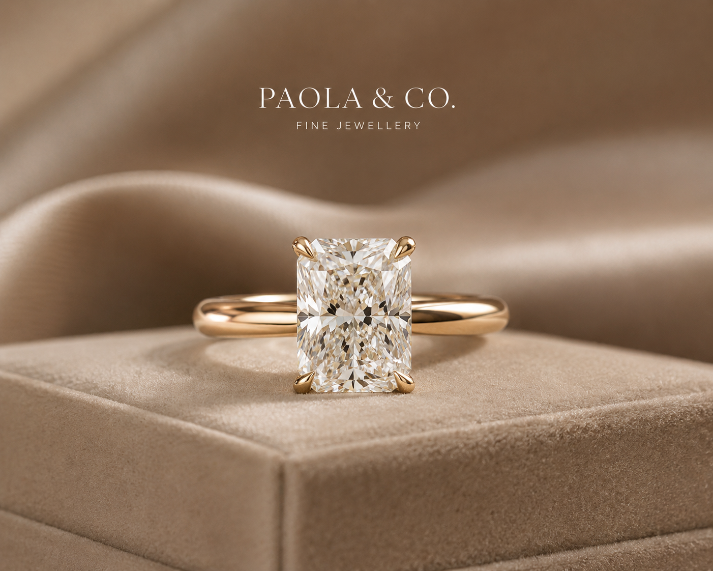 The Sofia Ring — Radiant Solitaire